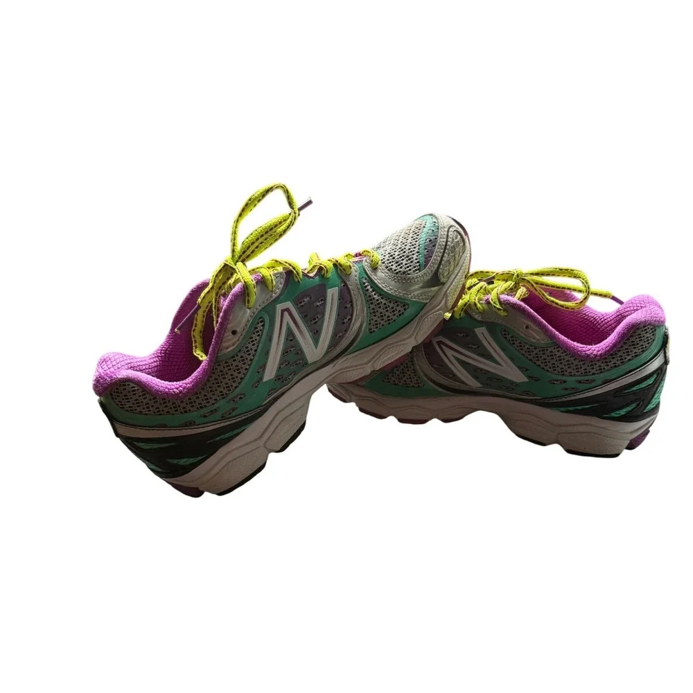 New Balance 1080v3 Women Running Shoes Teal Purple Silver W1080SP3 US 7